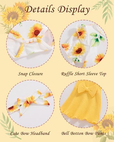 Vibebox Baby Girl Clothes Newborn Preemie Summer Outfits Preemie-12 Months - Image 4
