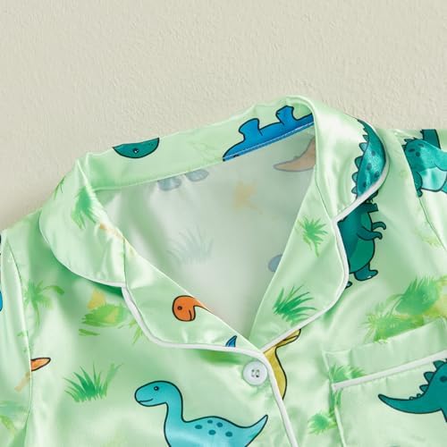 Kuriozud Baby Girl Boy Romper Pajamas Onesie Short Sleeve Button Down Pjs - Image 6
