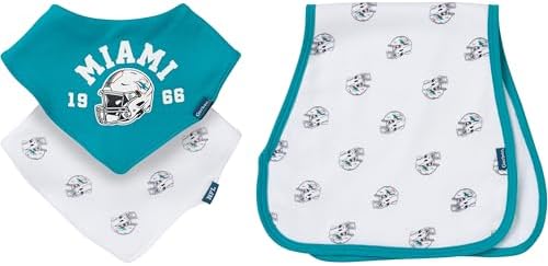 Gerber Baby Nfl Team Bandana Bibs and Burp Cloth Set by Gerber