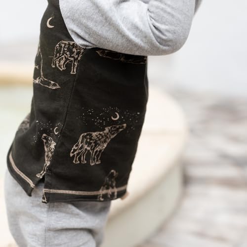Burt's Bees Baby Boys Shirt and Pant Set, Long Sleeve Top & Bottom Outfit Bundle - Image 4