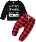 YALLET Baby Toddler Boy Clothes Fall Winter Outfit Long Sleeve Sweatshirts by YALLET