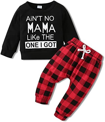 YALLET Baby Toddler Boy Clothes Fall Winter Outfit Long Sleeve Sweatshirts by YALLET