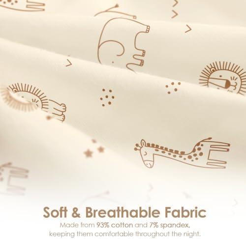 Baby Swaddle 0-2 Months, Cotton Arm-In Zipper Sleep Sack, Wearable Blankets Wrap - Image 3