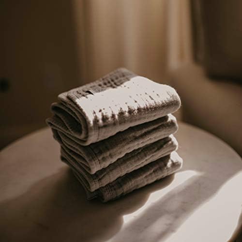 Parker Baby Muslin Burp Cloths | 100% Cotton Burping Clothes, Newborn Essential - Image 6