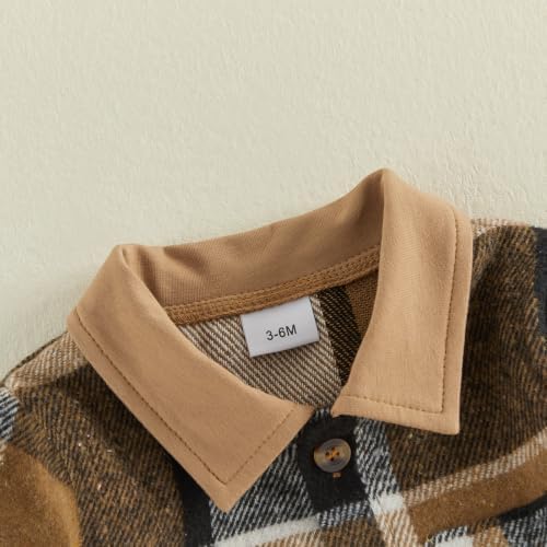 Giraropa Newborn Baby Boy Clothes Rib Knit Romper Jumpsuit Solid Sweater - Image 5