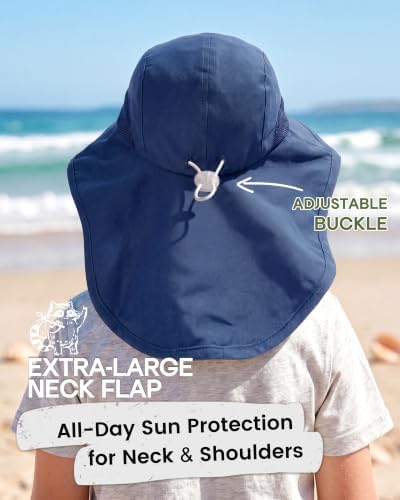 FURTALK Toddler Kids Sun Hat UPF 50+ Sun Protective Bucket Hat - Image 6