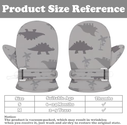 Sarfel Toddler Mittens Waterproof Toddler Gloves Baby Winter Mittens Toddler - Image 6