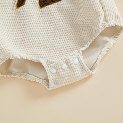 Honganda Baby Boy 1/2 Birthday Outfit Half Way to One Cake Smash Romper - Image 6