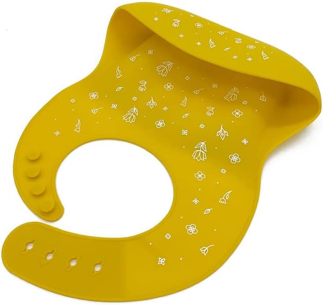 Silicone Baby Bibs Adjustable Fit Baby Bib Waterproof Bibs Baby Eating Supplies - Image 6