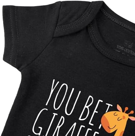 listery Funny Baby Clothes Boy Cute Giraffe Baby Funny Newborn - Image 5
