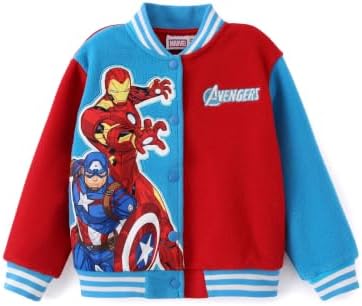 Disney Bomber Jacket Spider Man Marvel Toy Story Cars Varsity Cardigan2-13Y by Disney