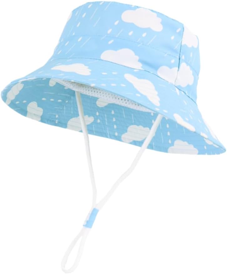 LANGZHEN Sun Protection Hat for Kids Toddler Boys Girls Wide Brim Summer by LANGZHEN