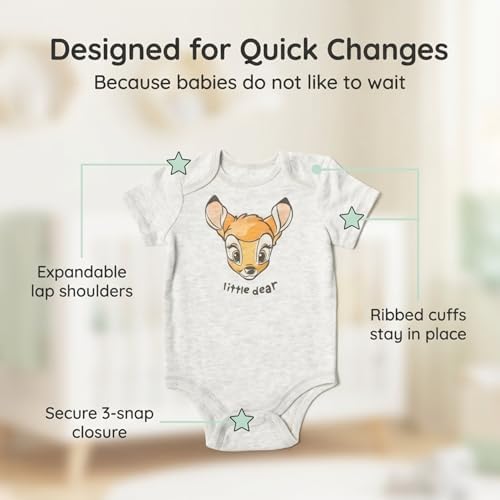 Disney Classics Winnie the Pooh Mickey Mouse Baby Hoodie Bodysuit and Pants 3 - Image 4