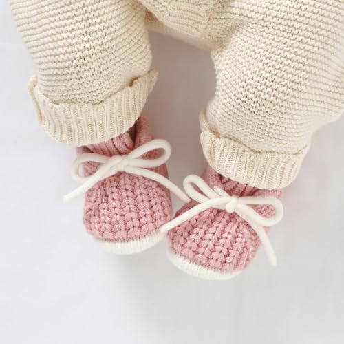 LAWKUL Baby Booties Knit Newborn Shoes - Image 4