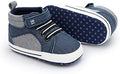 Meckior Toddler Baby Boys Girls High Tops Ankle Sneakers Soft Anti-Slip Sole PU by Meckior