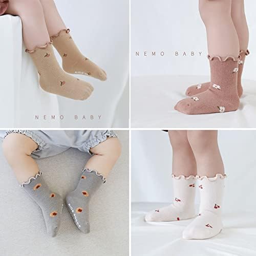 Toddler Girl Ruffle Socks Baby Girls Knee High Socks - Image 5