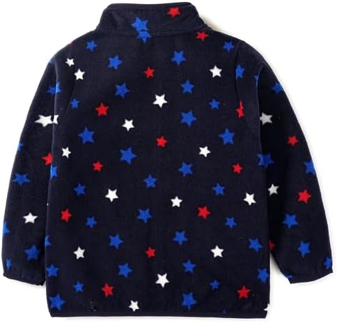 Toddler Boys Girls Fleece Jacket Lightweight Fall Spring 2-12 Years - Image 2