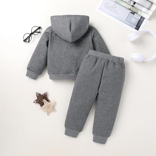 Happy Town Baby Fall Outfits for Girl Boy Long Sleeve Hoodie Top and Long - Image 3