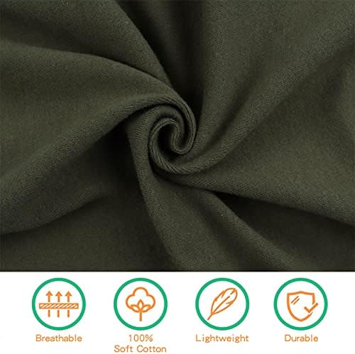 PESAAT Cotton Baby Swaddle Hat Set Newborn Infant Hats Receiving Blankets - Image 4