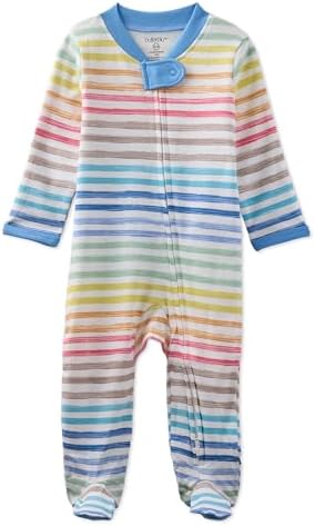 Butterblu Scout Sleep & Play 100% Organic Cotton Footed Zip Front PJs | GOTS by Butterblu