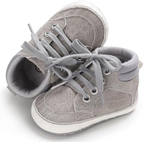 Baby Boys Girls Booties Fleece Anti-Slip Soft Sole Boots Toddler First Walker - Image 7