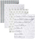 Cotton Flannel Receiving Blankets 4 Pcs, Baby Swaddle Blankets, Infant Flannel by Unknown