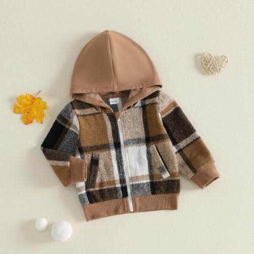 MERSARIPHY Toddler Boy Hoodies Jacket Baby Boy Lightweight Zip Up Coat - Image 3