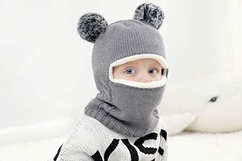 Baby Winter Hat Scarf Set, Unisex Infant Toddler Kids Hat Scarf - Image 2