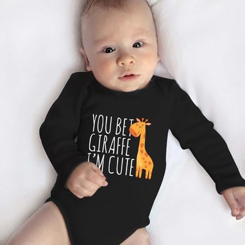 listery Funny Baby Clothes Boy Cute Giraffe Baby Funny Newborn - Image 3