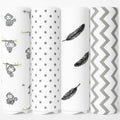 100% Muslin Swaddle Blankets, Baby Swaddling Blankets by Rajlinen