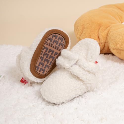 HsdsBebe Unisex Newborn Baby Cotton Booties Non-Slip Sole - Image 3