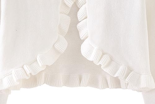 Toddler Girls Cardigan Sweater Bolero Shrug Baby Kids Long Sleeve Cropped Dress - Image 4