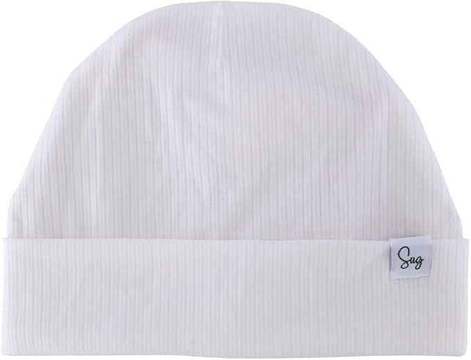 Jersey Beanie Hat for Newborn Baby Boys Girls Silky Satin Lined Hats Bonnet by Sugarmelon