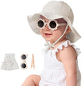 Durio UPF50+ Baby Sun Hat and Sunglasses by DURIO