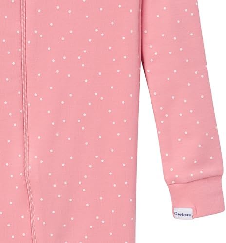 Gerber Baby Girls 3-Pack Snug Fit Footless One Piece Cotton Pajamas - Image 6