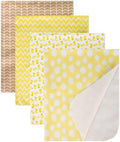 Cotton Flannel Receiving Blankets 4 Pcs, Baby Swaddle Blankets, Infant Flannel by Unknown