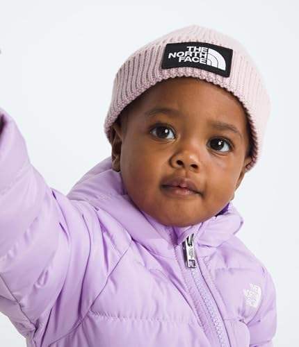 The North Face Kids' Baby Logo Box Beanie | Woven Logo Patch, Cuffed Design - Image 2
