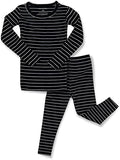 AVAUMA Stripe Pattern Baby Boys Girls Pajama Set Kids Toddler Snug fit Ribbed by AVAUMA