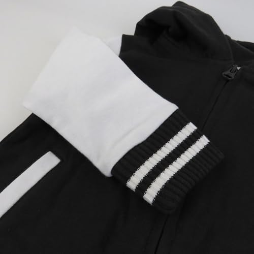 HonestBaby Baby Boys' Hoodie Coverall Team Varsity 100% Organic Cotton - Image 4