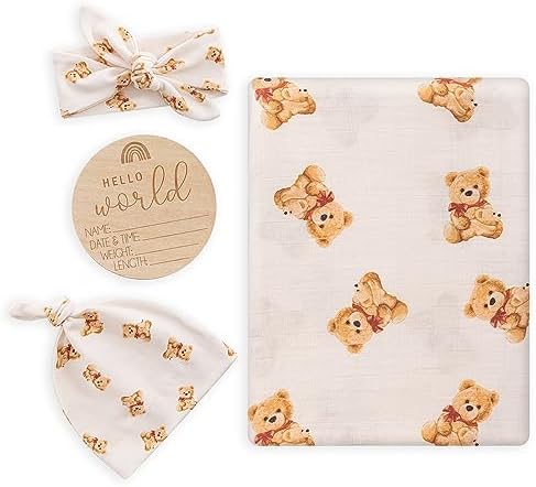 BabyWhale Muslin Swaddle Blanket by BabyWhale