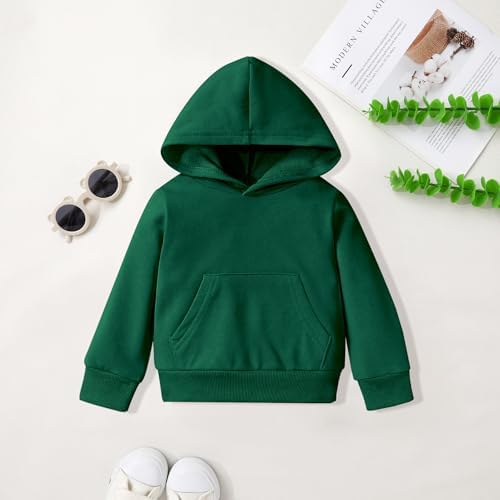 YOUNGER TREE Baby Clothes for Girls Boy Solid Color Hoodie and Sweatpants - Image 4