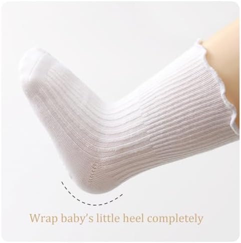 Toddler Girl Ruffle Socks Baby Girls Knee High Socks - Image 6