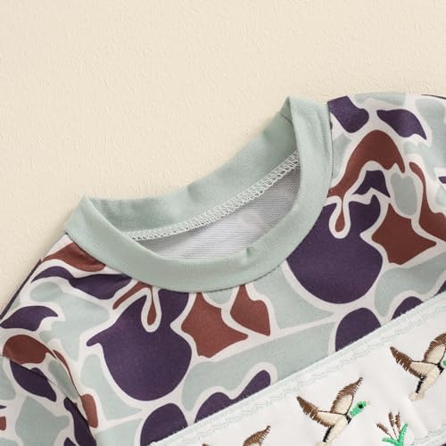 VISGOGO Newborn Infant Baby Boy Oversized Romper Sweater Bodysuits Coming Home - Image 5