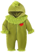 Monster Inc Halloween Baby Boy Girl Outfit Hoodie Rompers Newborn Jumpsuit by Mieeyali