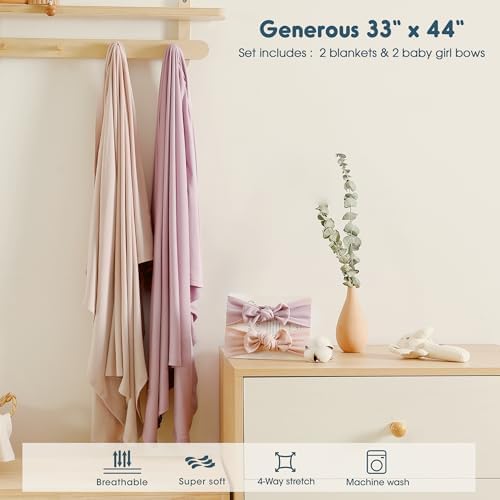 GRSSDER Newborn Swaddle Blanket Set - Image 3