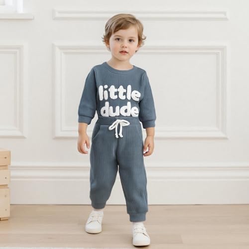 Giraropa Newborn Baby Boy Clothes Rib Knit Romper Jumpsuit Solid Sweater - Image 6