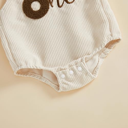 Honganda Baby Boy 1/2 Birthday Outfit Half Way to One Cake Smash Romper - Image 6