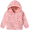 Toddler Baby Girl Fleece Jackets Fall Clothes Hooded Zip Fuzzy Coats by Adarl