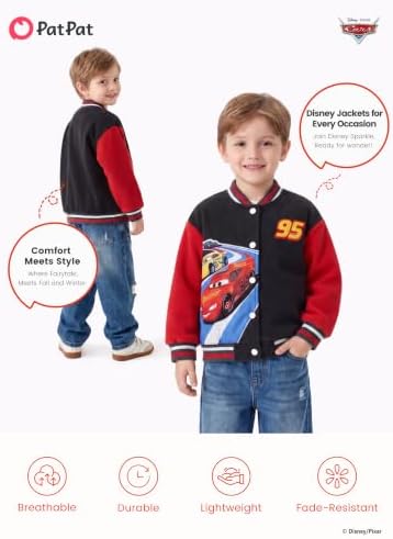 Disney Bomber Jacket Spider Man Marvel Toy Story Cars Varsity Cardigan2-13Y - Image 7