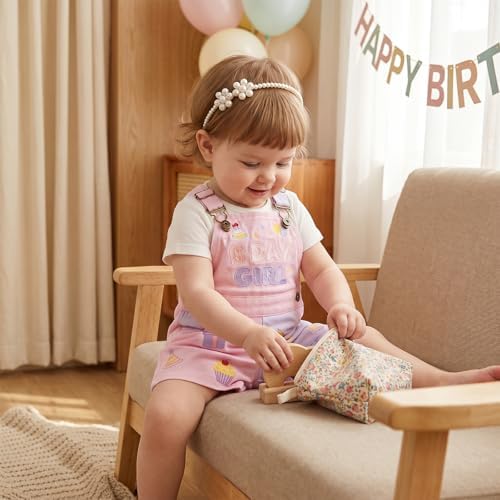 Fernvia Toddler Kids Baby Girl Boy Contrast Color Overalls Shorts Clothes - Image 2